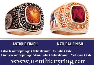 Military Ring Finishes